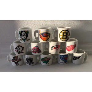 Vintage NHL mini cups - 12